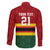 Zimbabwe Cricket Custom Family Matching Puletasi and Hawaiian Shirt Zimbabwean Pattern Flag Motif - Wonder Print Shop