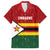 Zimbabwe Cricket Custom Family Matching Summer Maxi Dress and Hawaiian Shirt Zimbabwean Pattern Flag Motif - Wonder Print Shop