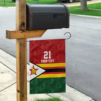 Zimbabwe Cricket Custom Garden Flag Zimbabwean Pattern Flag Motif - Wonder Print Shop