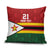 Zimbabwe Cricket Custom Pillow Cover Zimbabwean Pattern Flag Motif - Wonder Print Shop