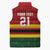 Zimbabwe Cricket Custom Sleeveless Puffer Jacket Zimbabwean Pattern Flag Motif - Wonder Print Shop