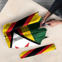 Zimbabwe Cricket Custom Umbrella Zimbabwean Pattern Flag Motif - Wonder Print Shop