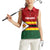 Zimbabwe Cricket Custom Women Sleeveless Polo Shirt Zimbabwean Pattern Flag Motif - Wonder Print Shop