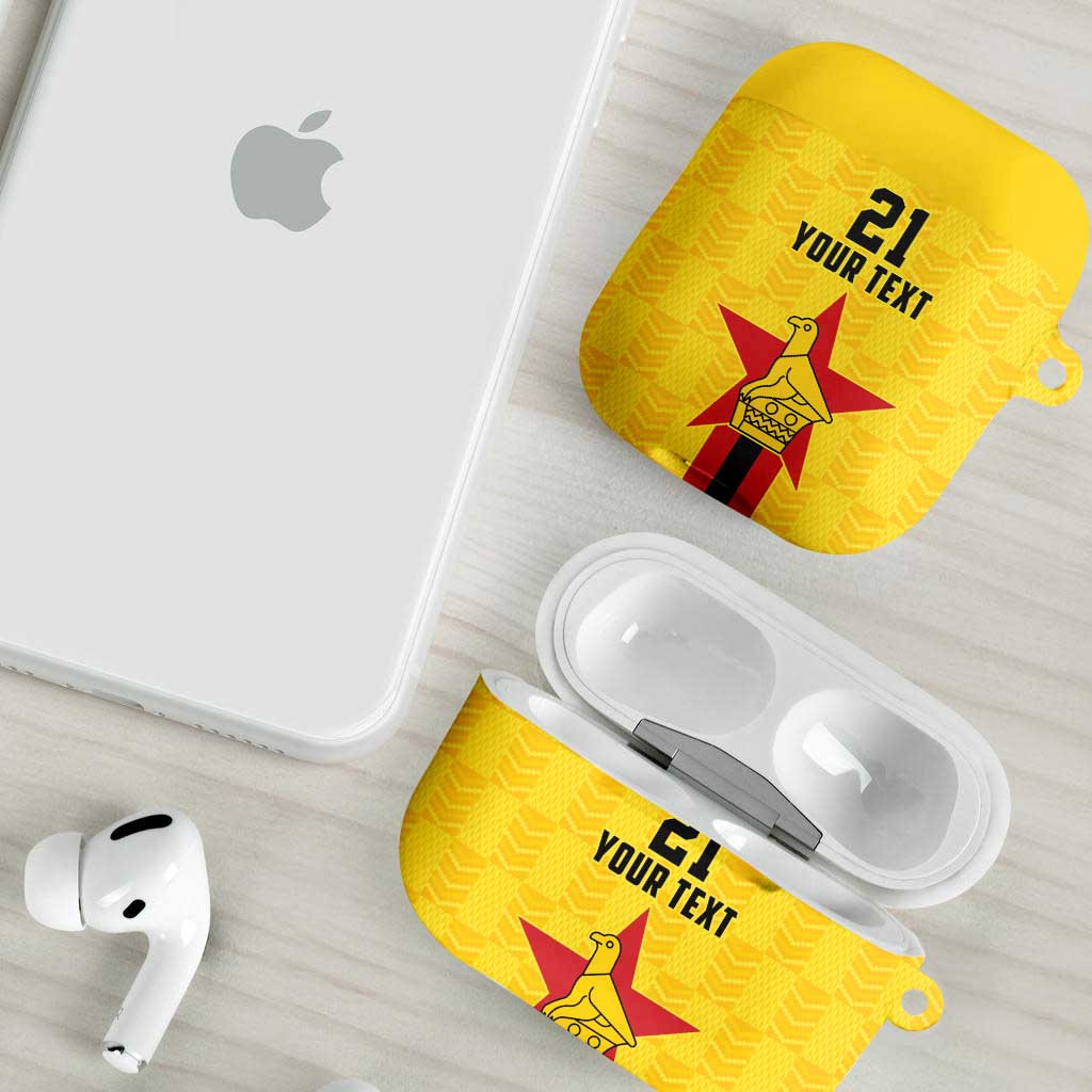Zimbabwe Football Custom AirPods Case The Warriors with Zimbabwe Bird - Wonder Print Shop