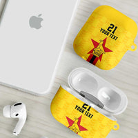 Zimbabwe Football Custom AirPods Case The Warriors with Zimbabwe Bird - Wonder Print Shop