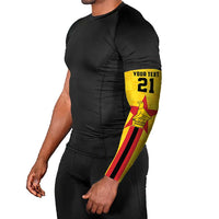 Zimbabwe Football Custom Arm Sleeves The Warriors with Zimbabwe Bird - Wonder Print Shop