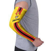 Zimbabwe Football Custom Arm Sleeves The Warriors with Zimbabwe Bird - Wonder Print Shop