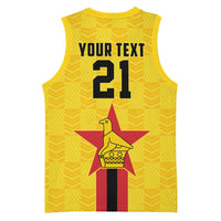 Zimbabwe Football Custom Basketball Jersey The Warriors with Zimbabwe Bird - Wonder Print Shop