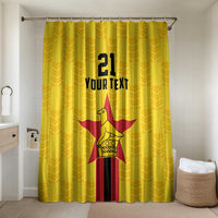 Zimbabwe Football Custom Bathroom Set The Warriors with Zimbabwe Bird - Wonder Print Shop