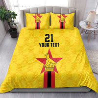 Zimbabwe Football Custom Bedding Set The Warriors with Zimbabwe Bird - Wonder Print Shop