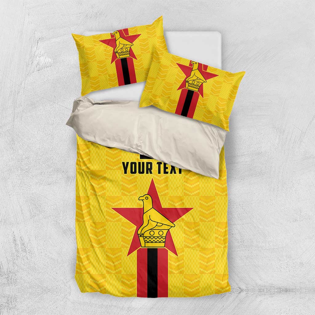 Zimbabwe Football Custom Bedding Set The Warriors with Zimbabwe Bird - Wonder Print Shop