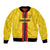 Zimbabwe Football Custom Bomber Jacket The Warriors with Zimbabwe Bird - Wonder Print Shop