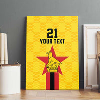 Zimbabwe Football Custom Canvas Wall Art The Warriors with Zimbabwe Bird - Wonder Print Shop