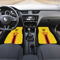 Zimbabwe Football Custom Car Mats The Warriors with Zimbabwe Bird - Wonder Print Shop