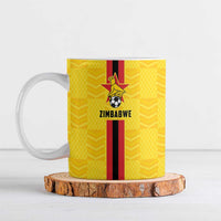 Zimbabwe Football Custom Ceramic Mug The Warriors with Zimbabwe Bird - Wonder Print Shop