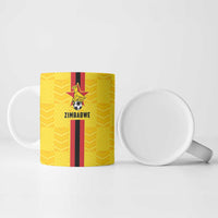 Zimbabwe Football Custom Ceramic Mug The Warriors with Zimbabwe Bird - Wonder Print Shop