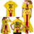 Zimbabwe Football Custom Family Matching Mermaid Dress and Hawaiian Shirt The Warriors with Zimbabwe Bird - Wonder Print Shop