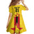 Zimbabwe Football Custom Family Matching Off Shoulder Maxi Dress and Hawaiian Shirt The Warriors with Zimbabwe Bird - Wonder Print Shop
