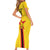 Zimbabwe Football Custom Family Matching Short Sleeve Bodycon Dress and Hawaiian Shirt The Warriors with Zimbabwe Bird - Wonder Print Shop