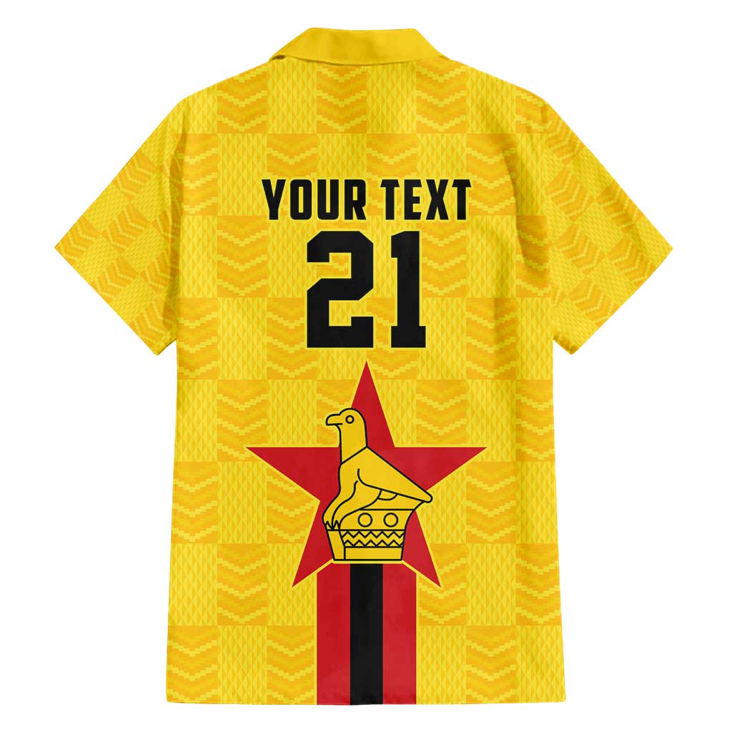 Zimbabwe Football Custom Hawaiian Shirt The Warriors with Zimbabwe Bird - Wonder Print Shop