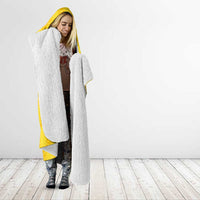 Zimbabwe Football Custom Hooded Blanket The Warriors with Zimbabwe Bird - Wonder Print Shop