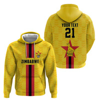 Zimbabwe Football Custom Hoodie The Warriors with Zimbabwe Bird - Wonder Print Shop
