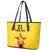 Zimbabwe Football Custom Leather Tote Bag The Warriors with Zimbabwe Bird - Wonder Print Shop