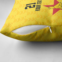 Zimbabwe Football Custom Pillow Cover The Warriors with Zimbabwe Bird - Wonder Print Shop