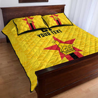 Zimbabwe Football Custom Quilt Bed Set The Warriors with Zimbabwe Bird - Wonder Print Shop