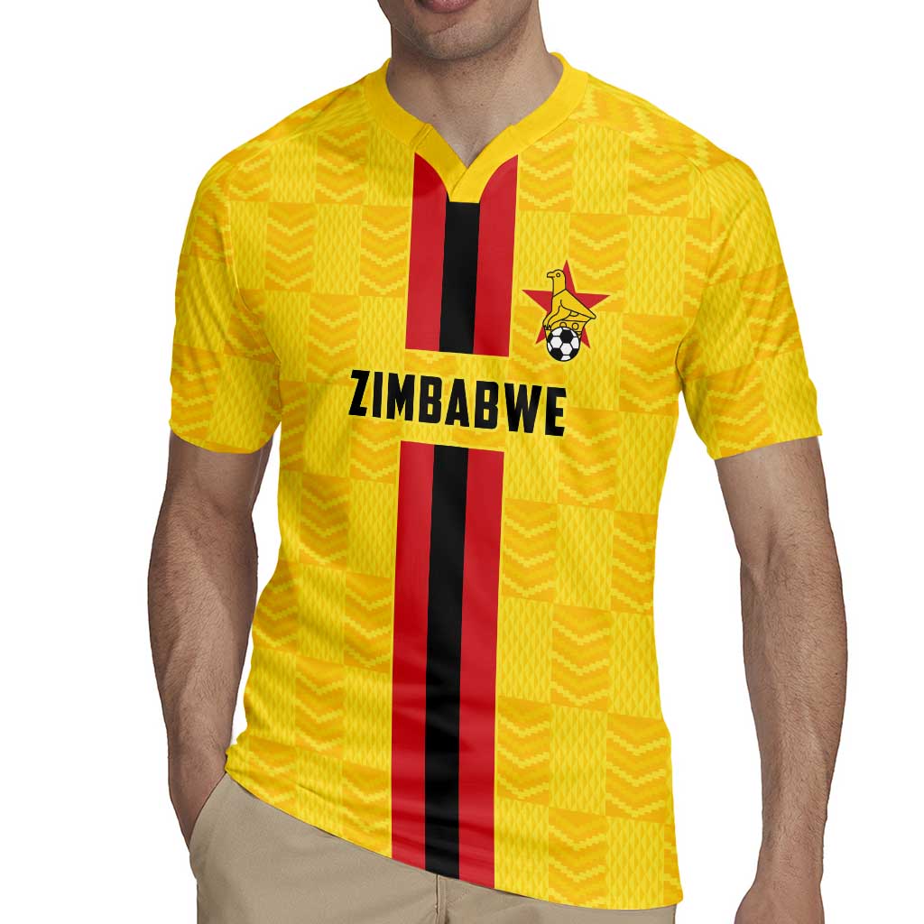 Zimbabwe Football Custom Rugby Jersey The Warriors with Zimbabwe Bird - Wonder Print Shop