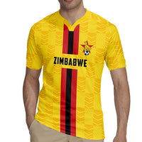 Zimbabwe Football Custom Rugby Jersey The Warriors with Zimbabwe Bird - Wonder Print Shop