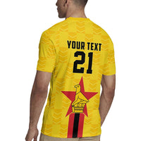 Zimbabwe Football Custom Rugby Jersey The Warriors with Zimbabwe Bird - Wonder Print Shop