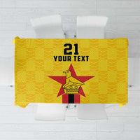 Zimbabwe Football Custom Tablecloth The Warriors with Zimbabwe Bird - Wonder Print Shop