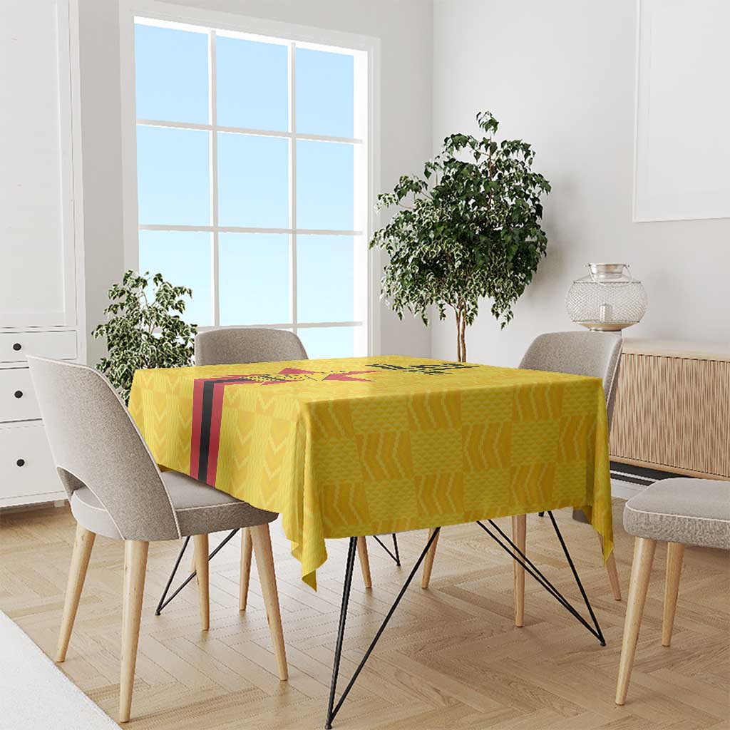 Zimbabwe Football Custom Tablecloth The Warriors with Zimbabwe Bird - Wonder Print Shop