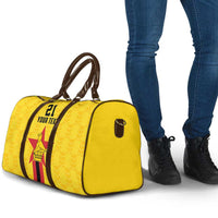 Zimbabwe Football Custom Travel Bag The Warriors with Zimbabwe Bird - Wonder Print Shop