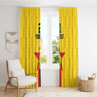 Zimbabwe Football Custom Window Curtain The Warriors with Zimbabwe Bird - Wonder Print Shop