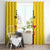 Zimbabwe Football Custom Window Curtain The Warriors with Zimbabwe Bird - Wonder Print Shop