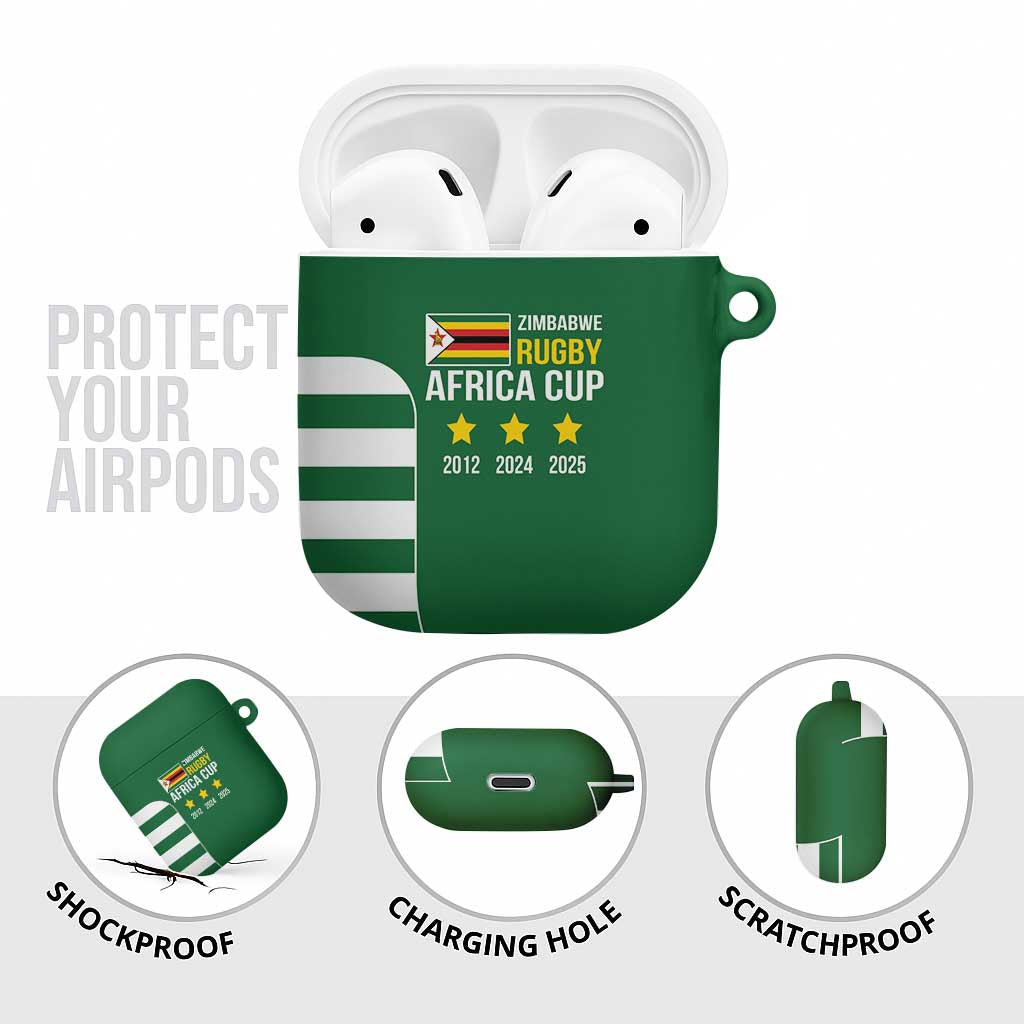 Zimbabwe Rugby AirPods Case One For The History Sables - Wonder Print Shop