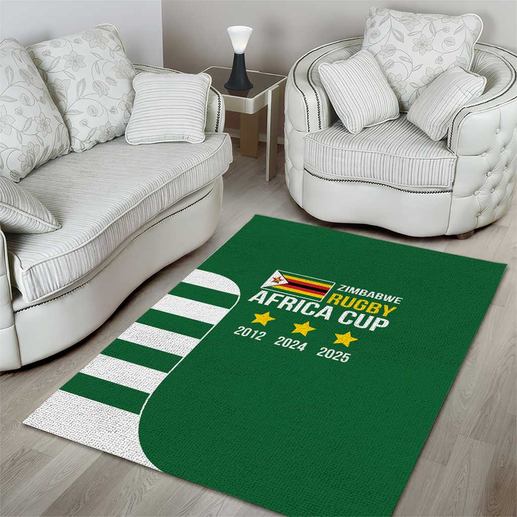 Zimbabwe Rugby Area Rug One For The History Sables - Wonder Print Shop