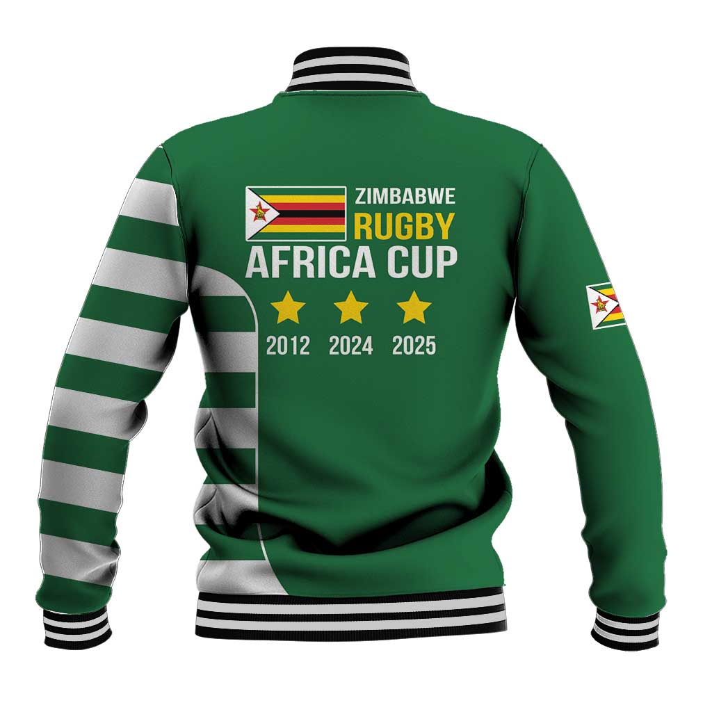 Zimbabwe Rugby Baseball Jacket One For The History Sables - Wonder Print Shop