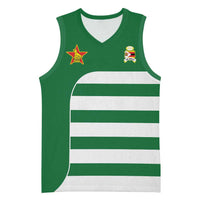 Zimbabwe Rugby Basketball Jersey One For The History Sables - Wonder Print Shop