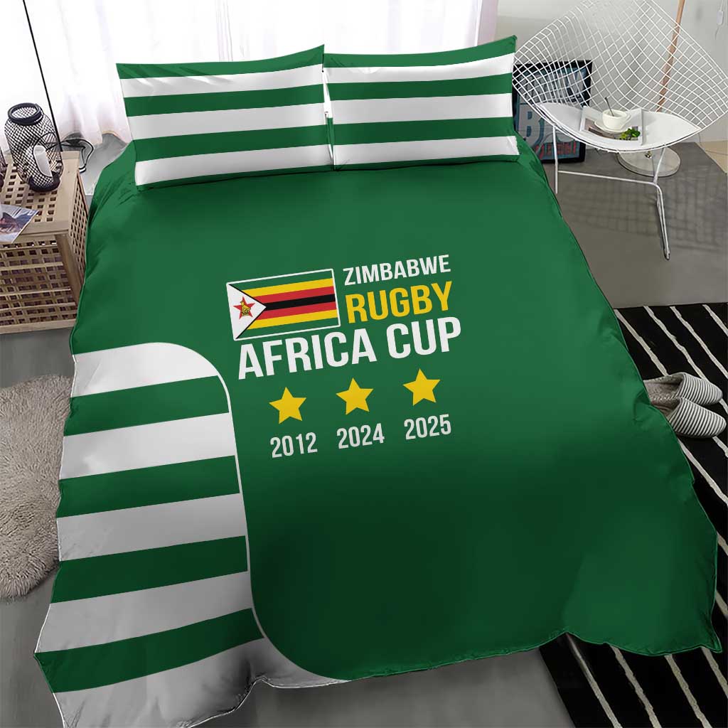 Zimbabwe Rugby Bedding Set One For The History Sables - Wonder Print Shop