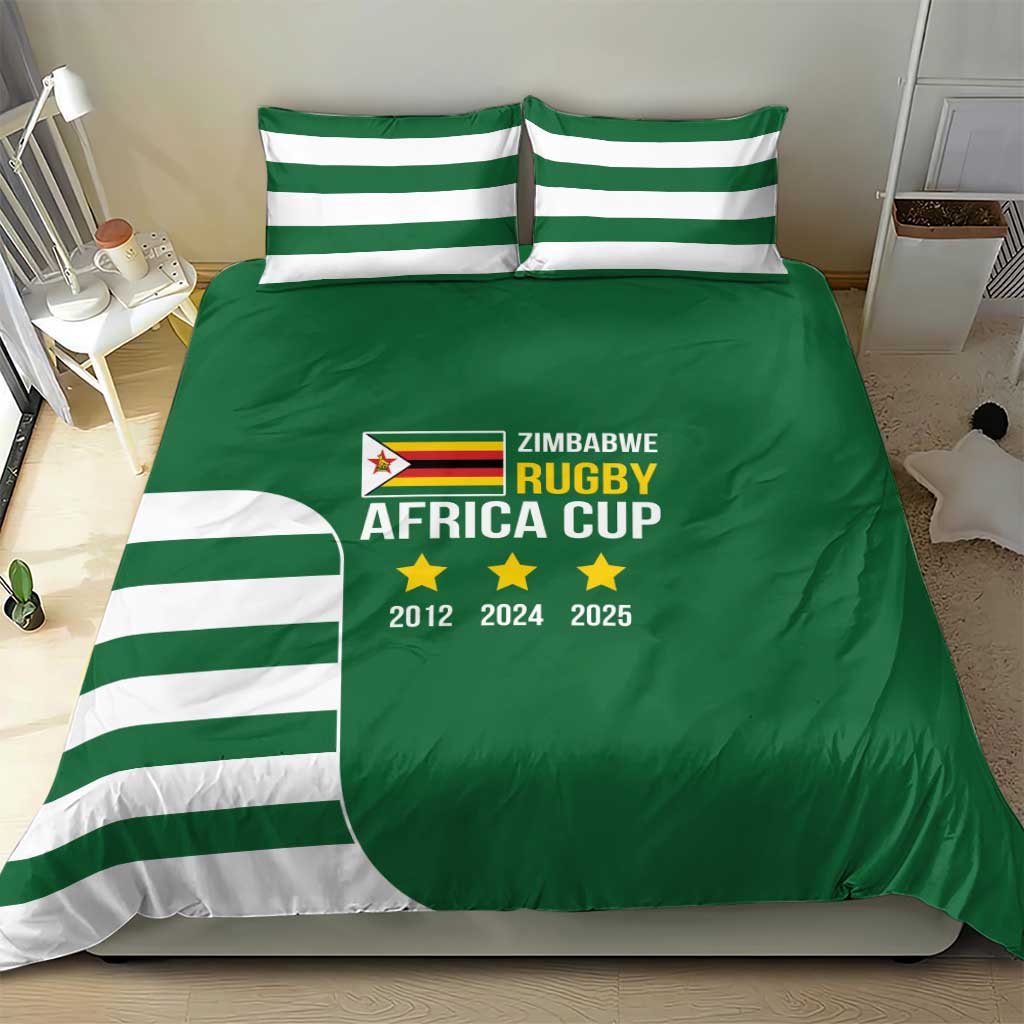 Zimbabwe Rugby Bedding Set One For The History Sables - Wonder Print Shop