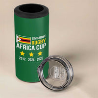 Zimbabwe Rugby 4 in 1 Can Cooler Tumbler One For The History Sables - Wonder Print Shop