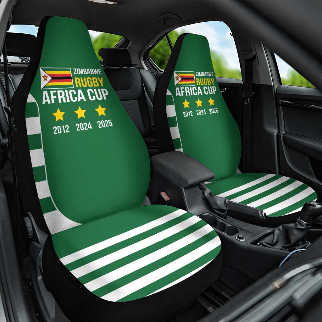 Zimbabwe Rugby Car Seat Cover One For The History Sables - Wonder Print Shop