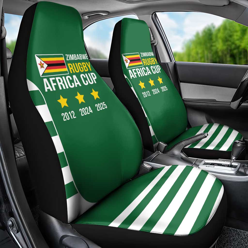 Zimbabwe Rugby Car Seat Cover One For The History Sables - Wonder Print Shop