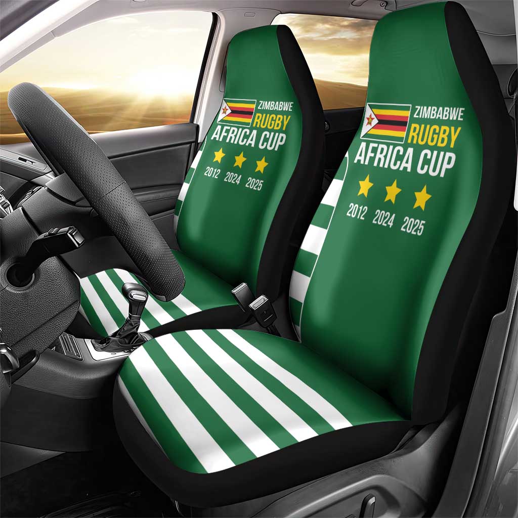 Zimbabwe Rugby Car Seat Cover One For The History Sables - Wonder Print Shop