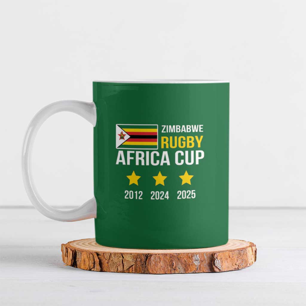 Zimbabwe Rugby Ceramic Mug One For The History Sables - Wonder Print Shop