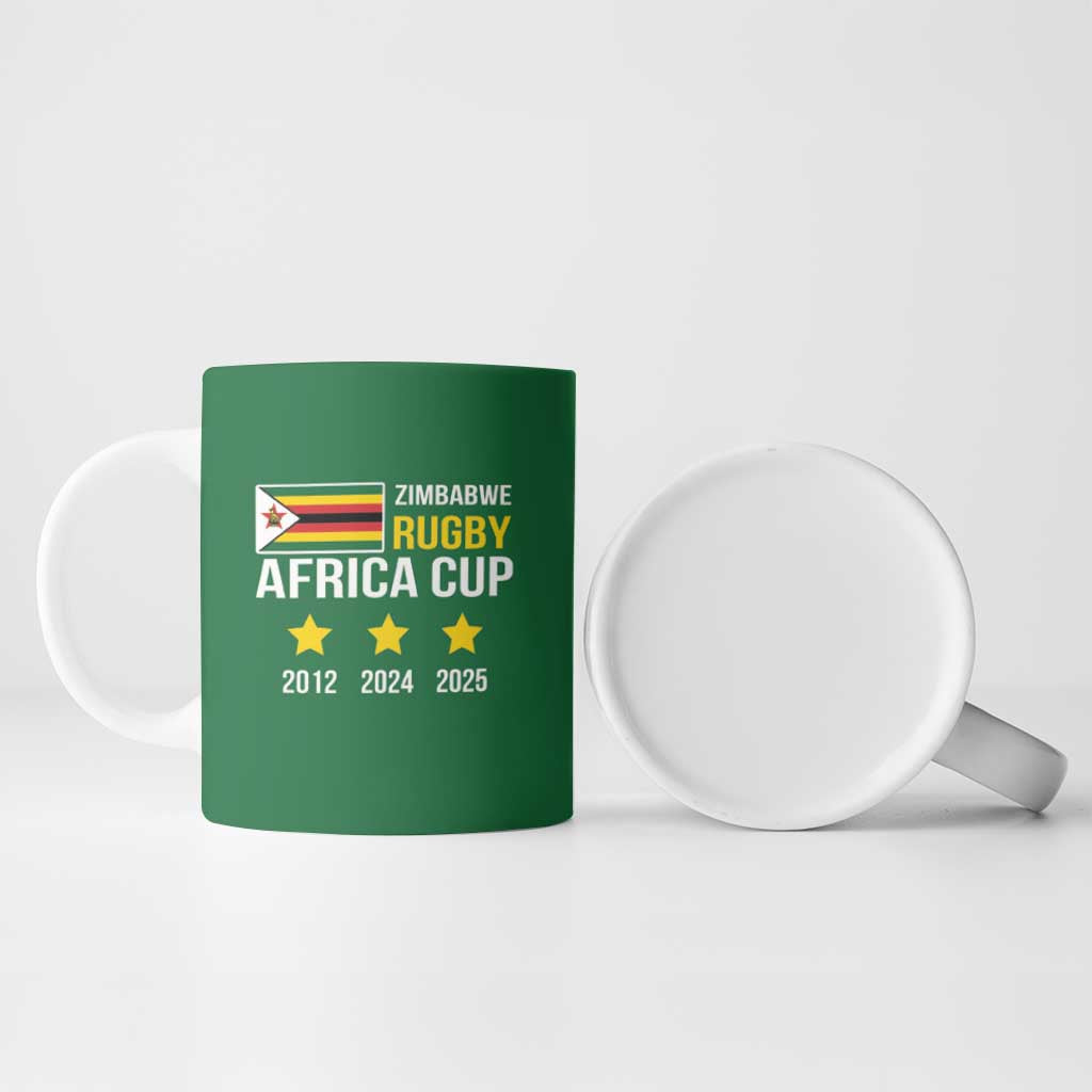 Zimbabwe Rugby Ceramic Mug One For The History Sables - Wonder Print Shop