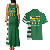 Zimbabwe Rugby Couples Matching Tank Maxi Dress and Hawaiian Shirt One For The History Sables - Wonder Print Shop